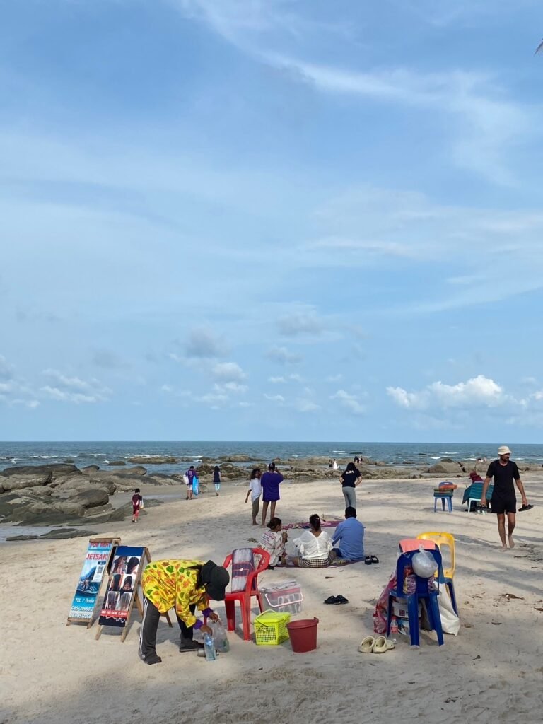 หาดทราย,ทะเล,หาดหัวหิน