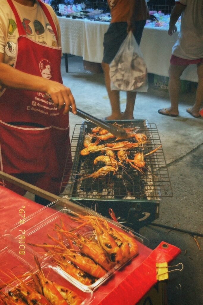 ตลาด,ของกิน,ตลาดแพไม้